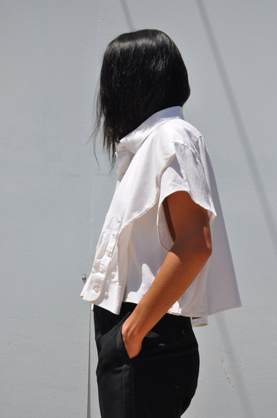 IVORY BOXY BLOUSE