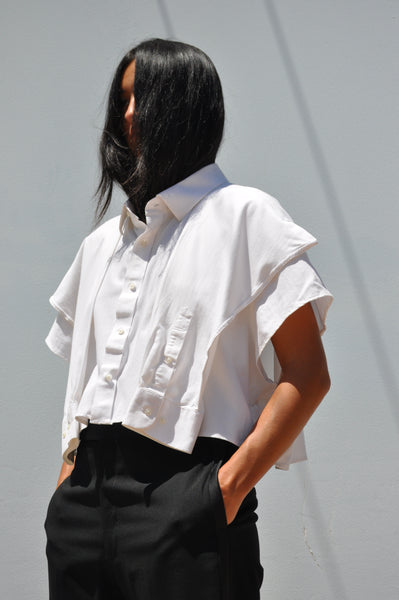 IVORY BOXY BLOUSE