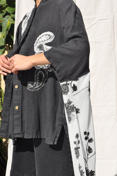 KIMONO LINEN SHIRT