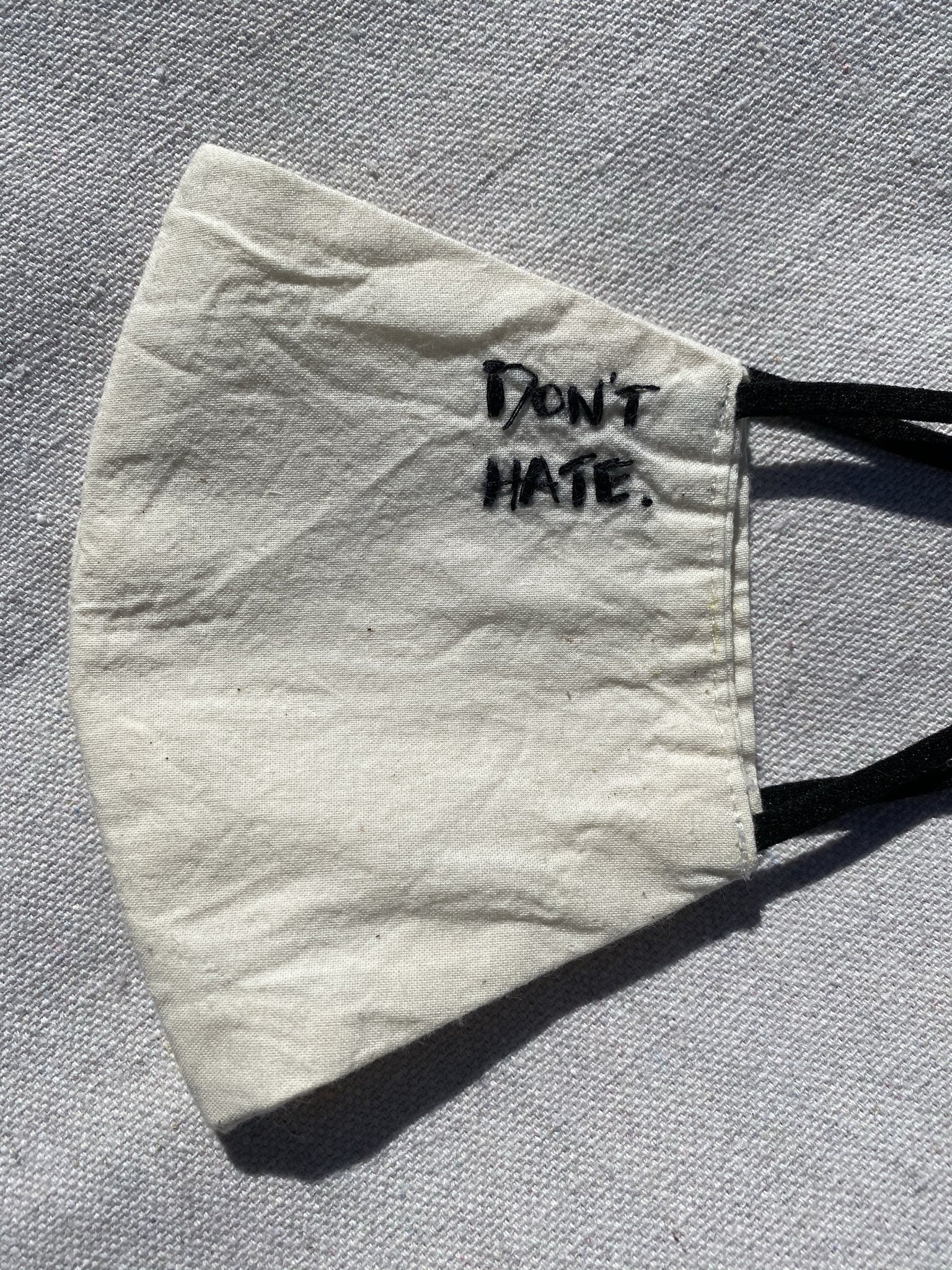 DONT'T HATE COTTON FACE MASK